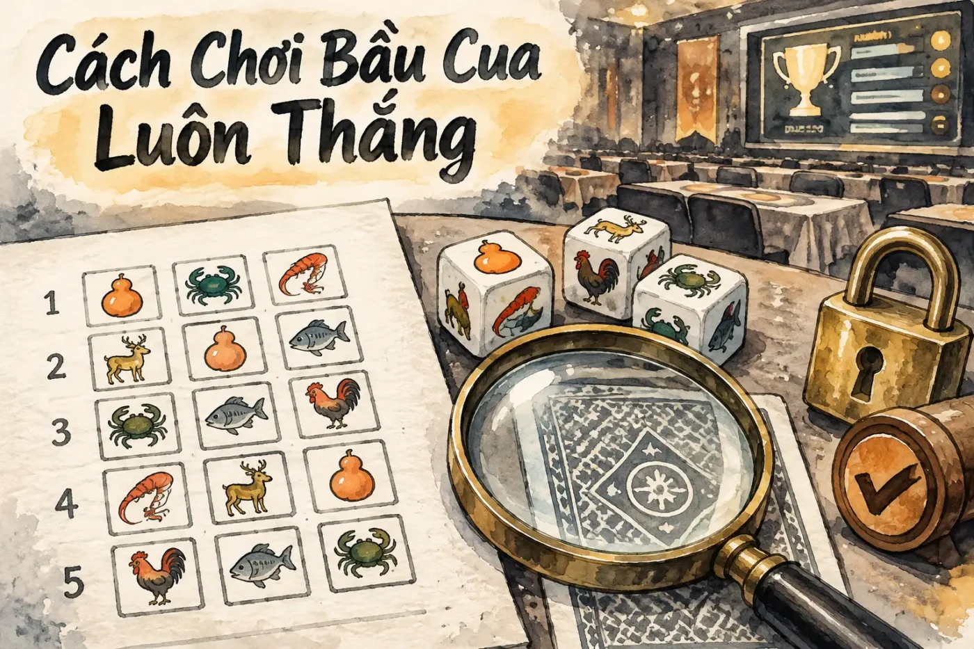 Đừng lo lắng nếu bạn đang tìm kiếm câu trả lời cho câu hỏi này - cách chơi bầu cua luôn thắng